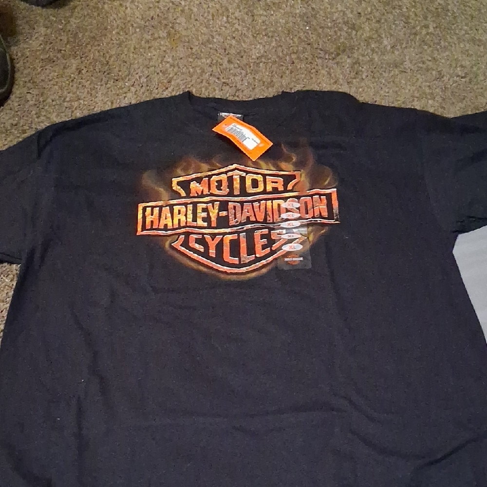 Harley-Davidson Black Graphic T-Shirt for Men